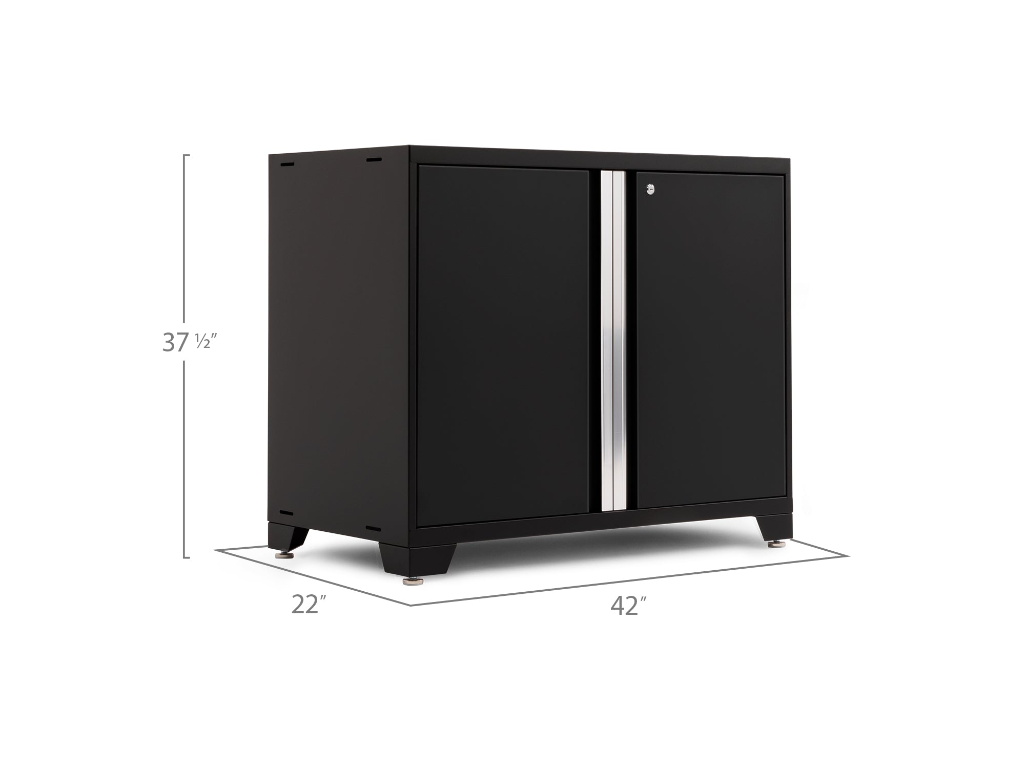 NewAge Pro 3.0 Black Wall Cabinet - 52836 - Storage &