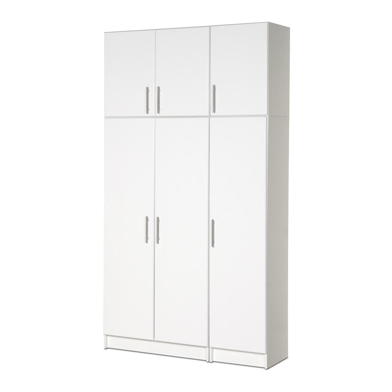 Prepac 4ft Elite Cabinet Set - Storage and Broom Cabinet Combo