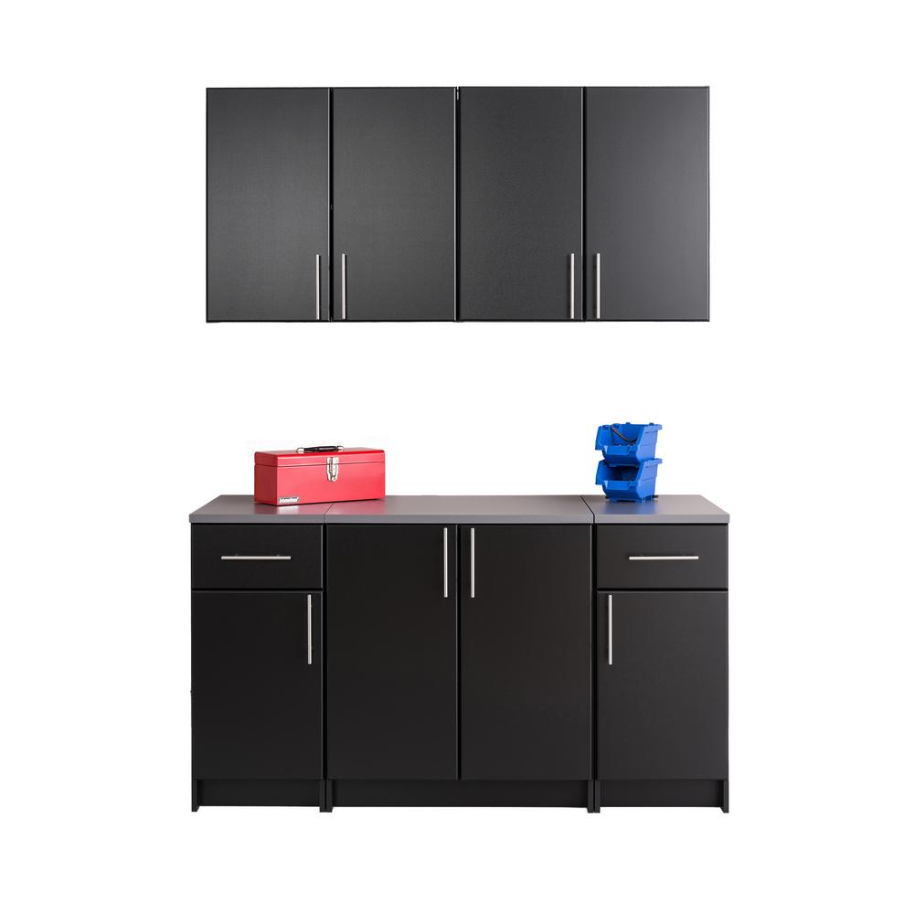 Prepac Storage Prepac Black Elite 64