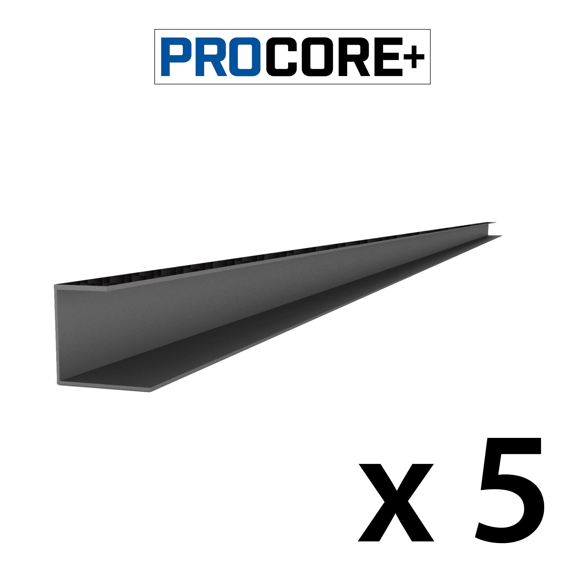 Proslat 8 ft. PROCORE+ PVC Side Trim Pack - 5 Pack - Trims
