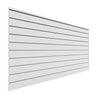 Proslat 8 ft.  x 4 ft. PVC Slatwall - White