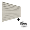 Proslat 8' x 4' PVC Wall Slatwall Mini Bundle (Different Colors Available)