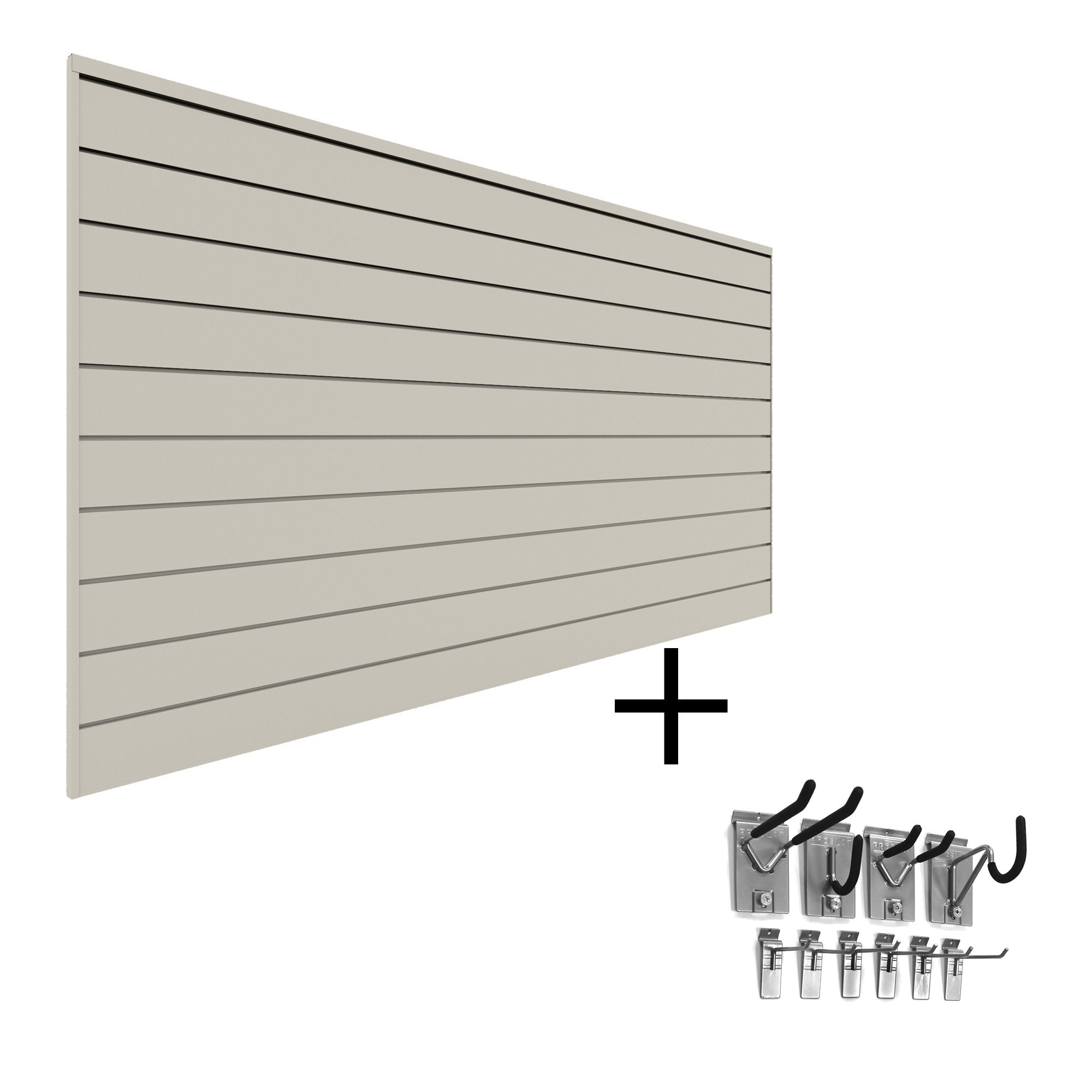 Proslat 8' x 4' PVC Wall Slatwall Mini Bundle - Sandstone 33014K – Garage  Cabinets Online