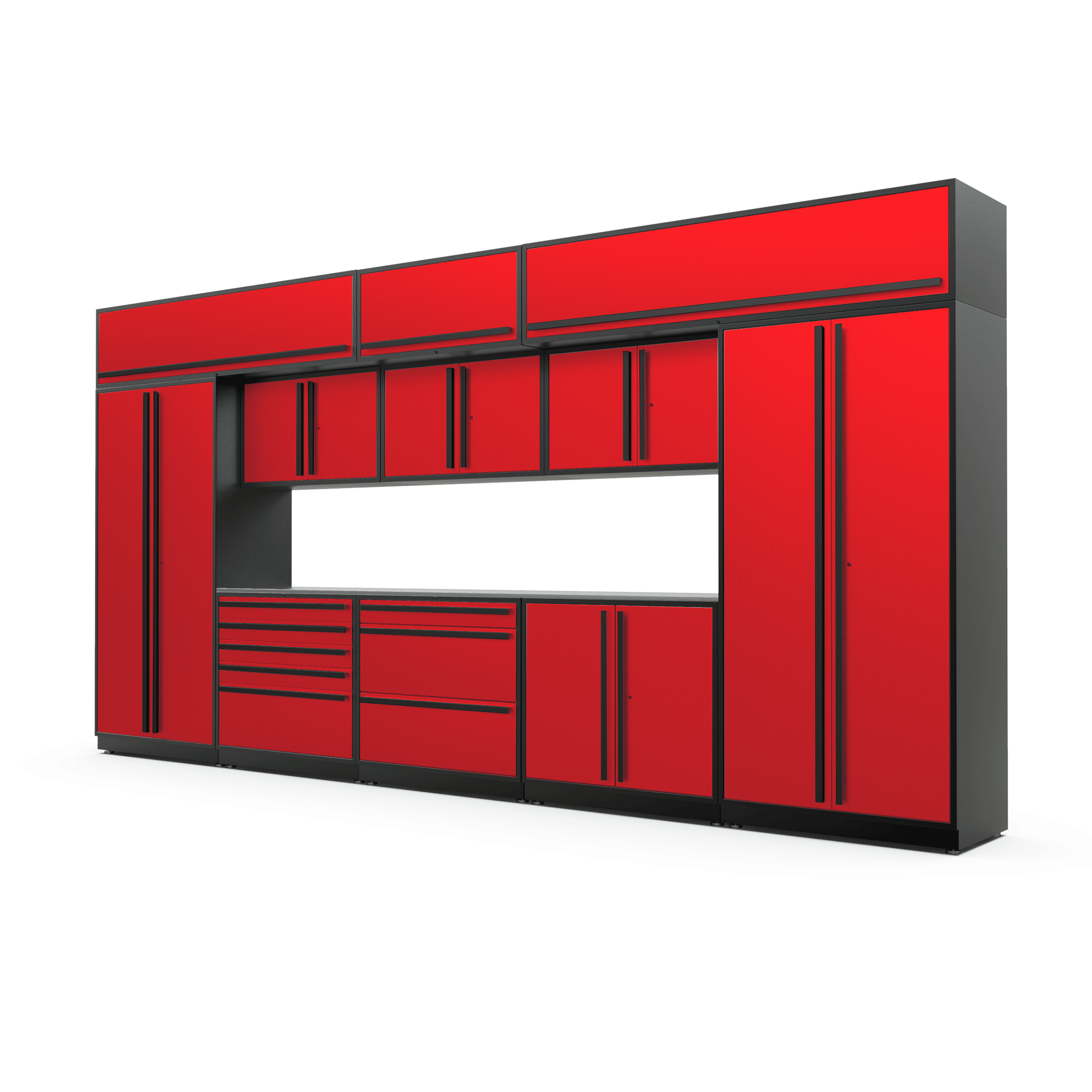 Proslat FusionPlus 16 ft set - MAX - Overheads - Red / Black