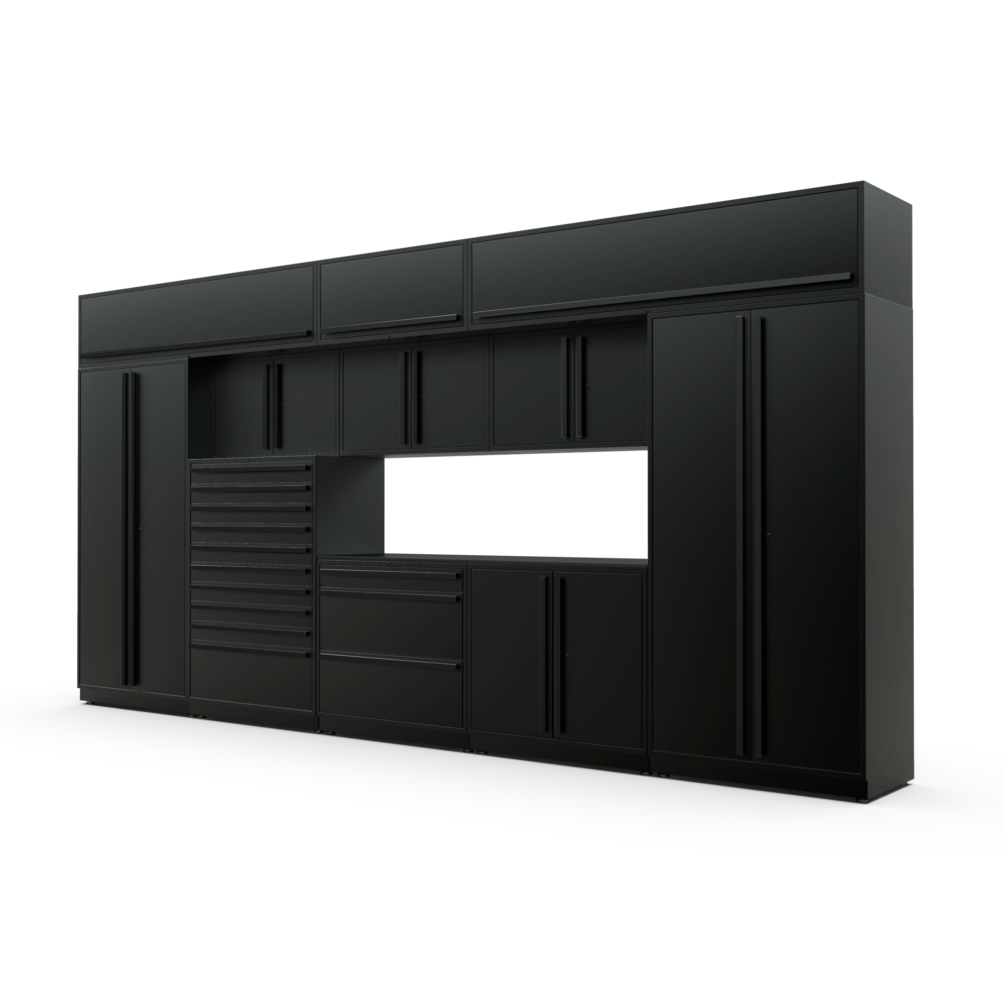 Large Clear Bin - Garage Storage Cabinets, Slatwall
