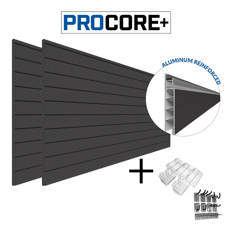 Proslat PROCORE+ Carbon Fiber Slatwall Ultimate Bundle