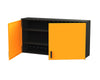 Swivel 60 Inch Wall Cabinet With 2 Adjustable Shelves