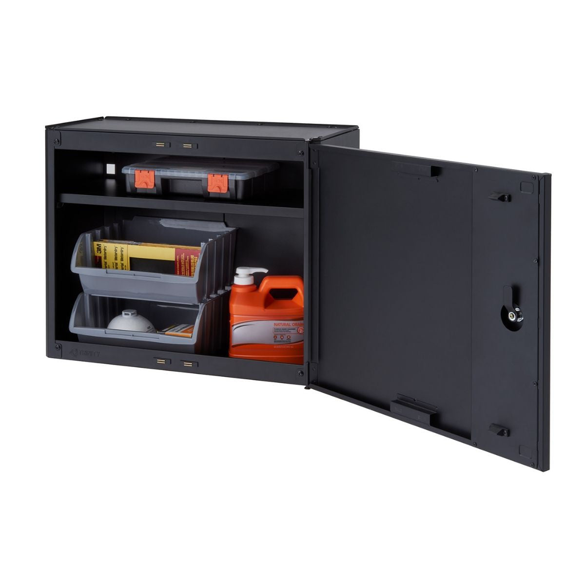 Trinity 24 Garage Wall Cabinet Black