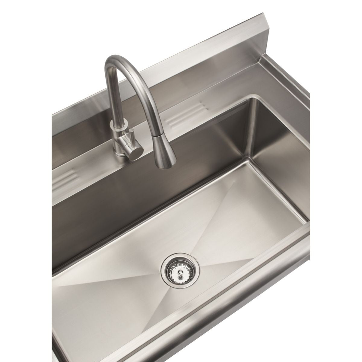 Trinity 32x16 Stainless Steel Utility Sink NSF w/ Pull-Out 