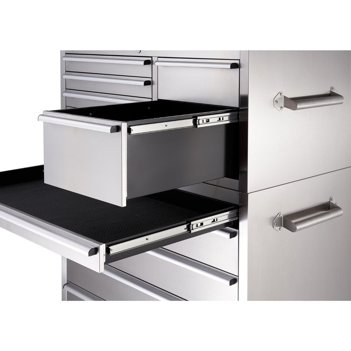 Trinity 43 in. x 25 in. Stainless Steel Tool Chest Combo