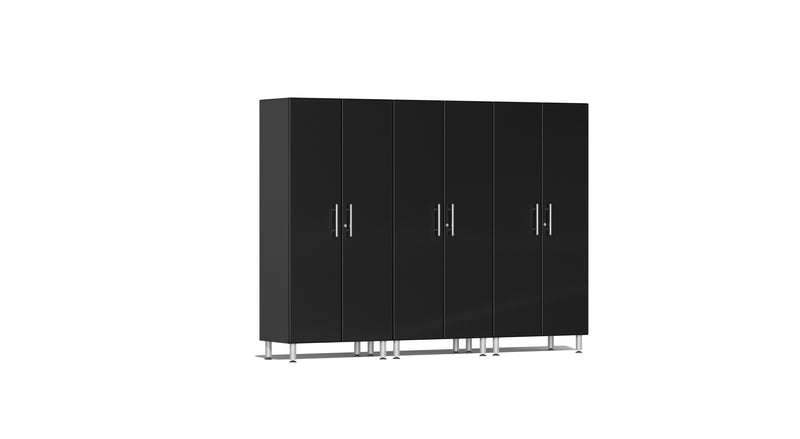 Ulti-MATE Garage 2.0 Series 3-Pc Tall Cabinet Kit - UG22630B (Receive a FREE GearTrack with  5-Hooks - GAGP42GBEY)