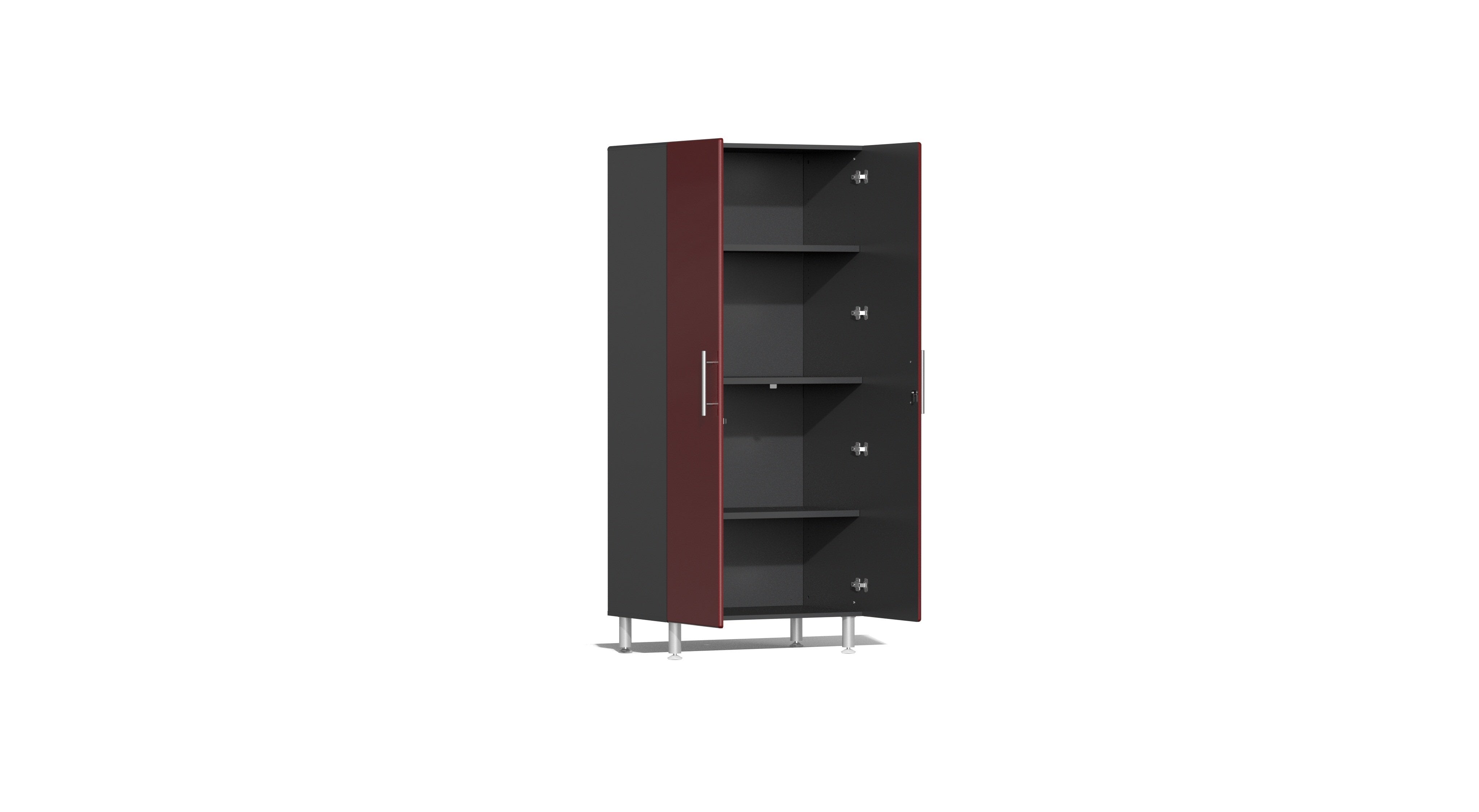 Ulti-MATE Garage 2.0 Series 3-Pc Tall Cabinet Kit - UG22630R (Receive a FREE GearTrack with  5-Hooks - GAGP42GBEY)