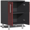 Ulti-MATE Garage 2.0 Series Red Metallic 8-Piece Workstation Set with Bamboo Worktop